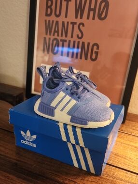 adidas Kids NMD Runner Sneakers in Lavender